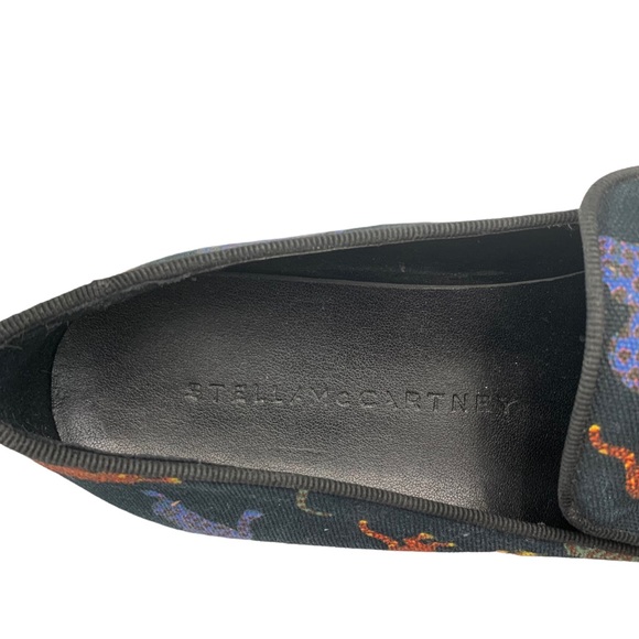 Stella McCartney Black Binx Crouching Cat Platform Loafers Size EU 39 Runs Small - Picture 8 of 10